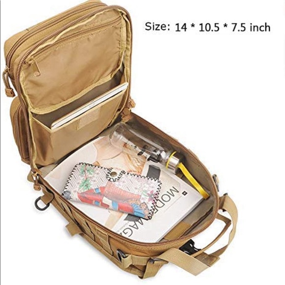 Tactical Sling Bag Pack Military Shoulder Sling - Picture 3 of 7